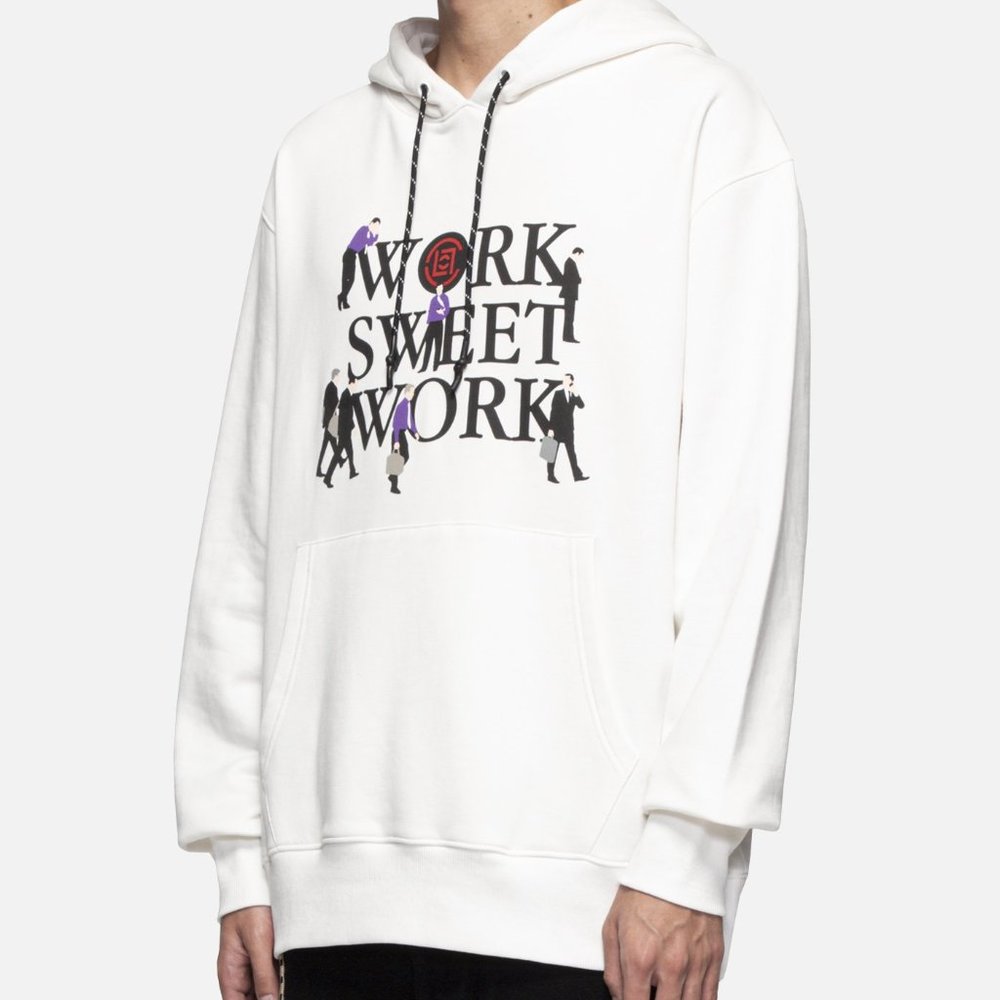 CLOT WORK SWEET WORK HOODIE WHITE